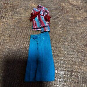 Topper Dawn Dancing Gary Boy doll clothes outfit fringed vest pants